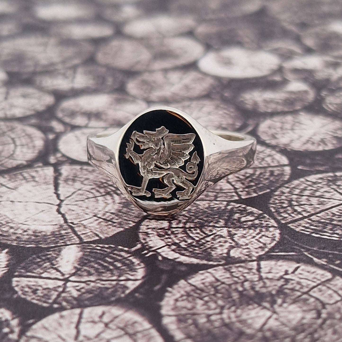 Welsh Dragon Silver Signet Ring β Cymru Heritage Jewellery | National Symbol of Wales